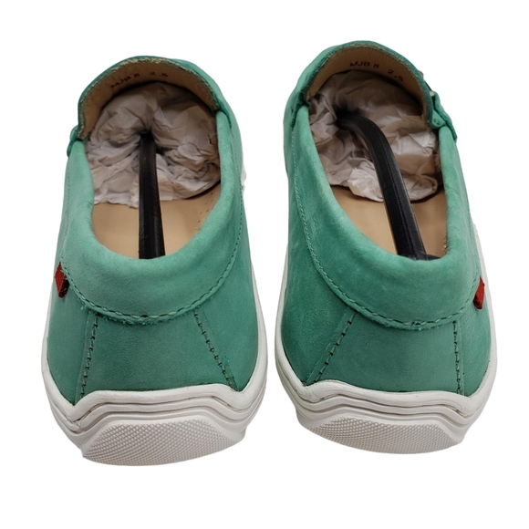 Marc Joseph | NIB Lexington Turquoise Nobuck Preppy Leather Loafer Girl's 2.5 - Picture 5 of 14